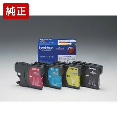 brother LC11-4PKインクカートリッジ8箱セット 純正ブラザー LC11-4PK 4色パック インクカートリッジ brother