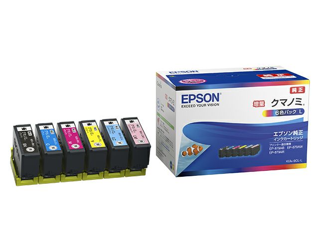 EPSON - エプソン クマノミ 6色L Amazon.co.jp: エプソン 純正 インクカートリッジ クマノミ KUI