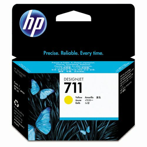 純正 HP 711 イエロー 29ml CZ132A インクカートリッジ HP純正インク